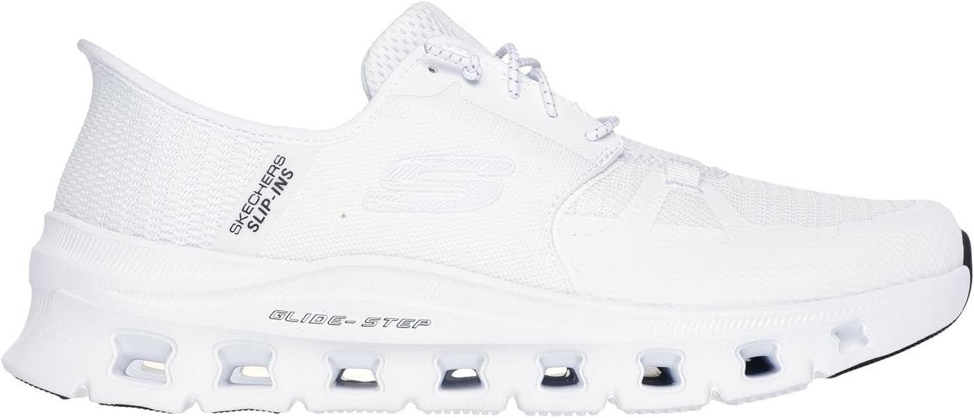 Мужские кроссовки Skechers Glide-Step Pro без шнурков, белый — фото 4