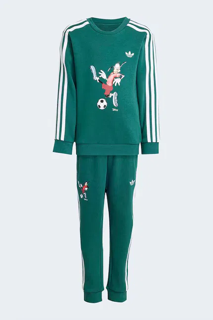 Спортивный костюм детский трикотажный Adidas Originals, зеленый — фото 2