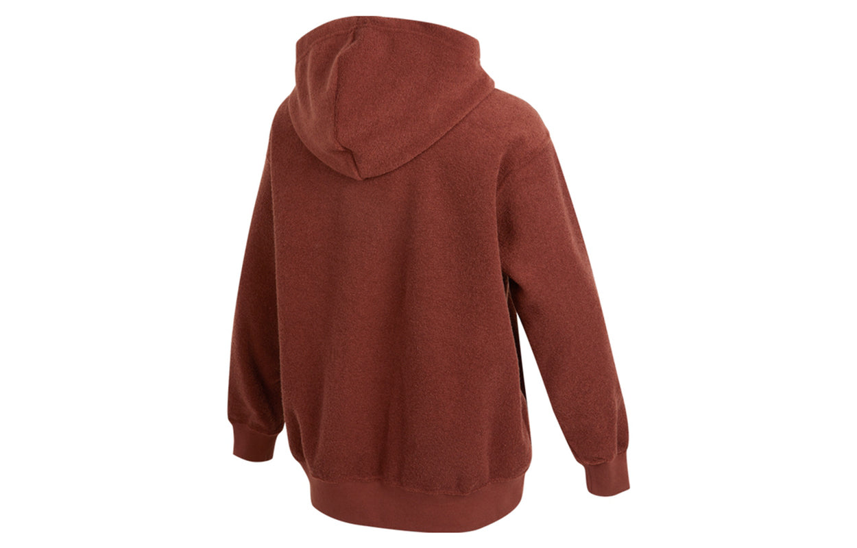 Худи (WMNS) AS W Nike Sportswear ESSNTL PLSH Hoodie BRONZE ECLIPSE — фото 2