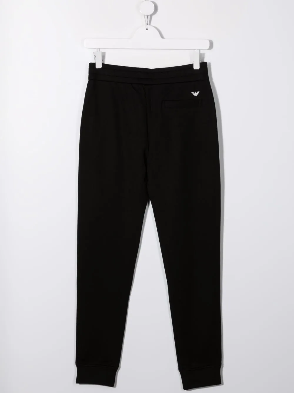 Спортивные брюки с кулиской Emporio Armani Kids, черный — фото 2