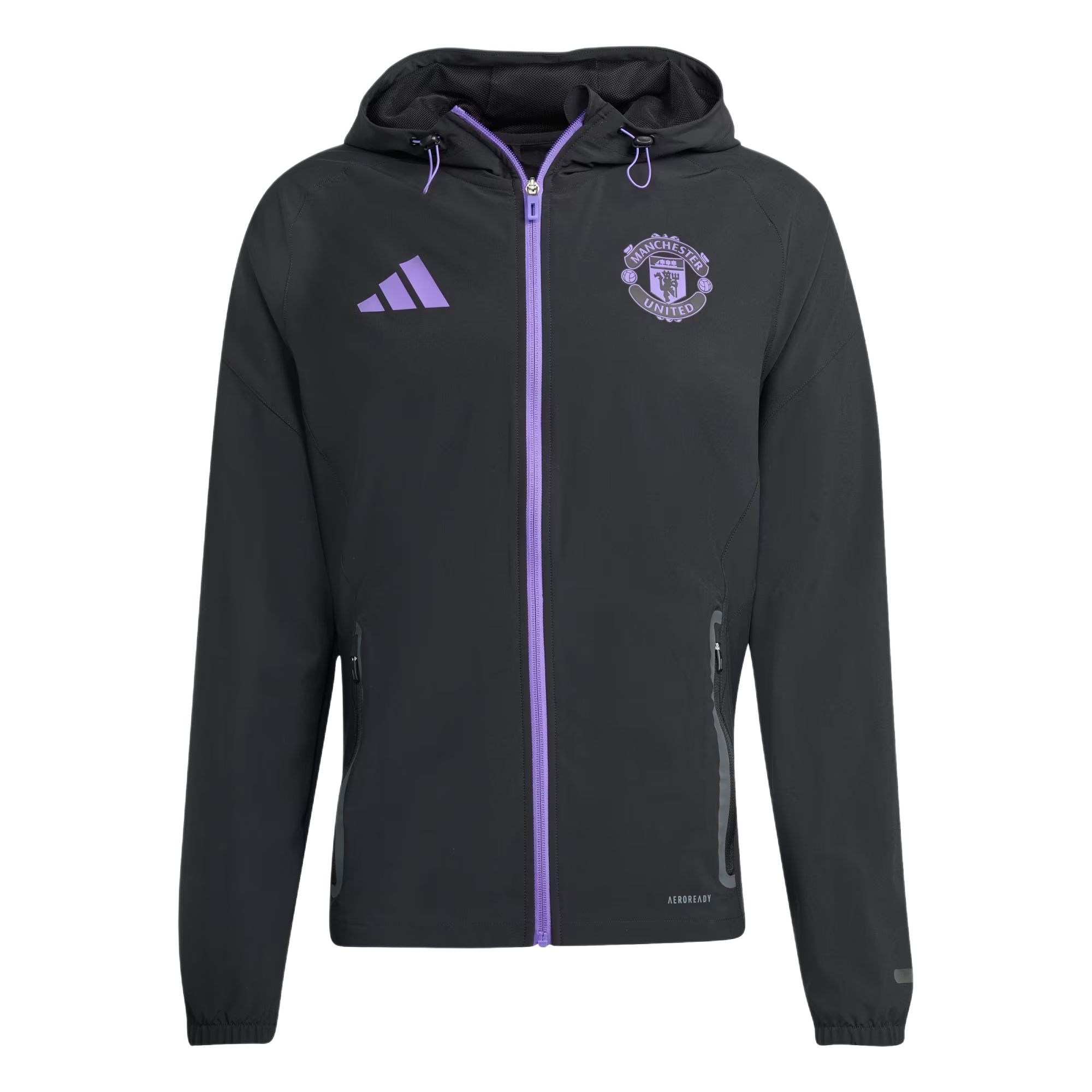 

Adidas Куртка с логотипом, Black/Purple Impact