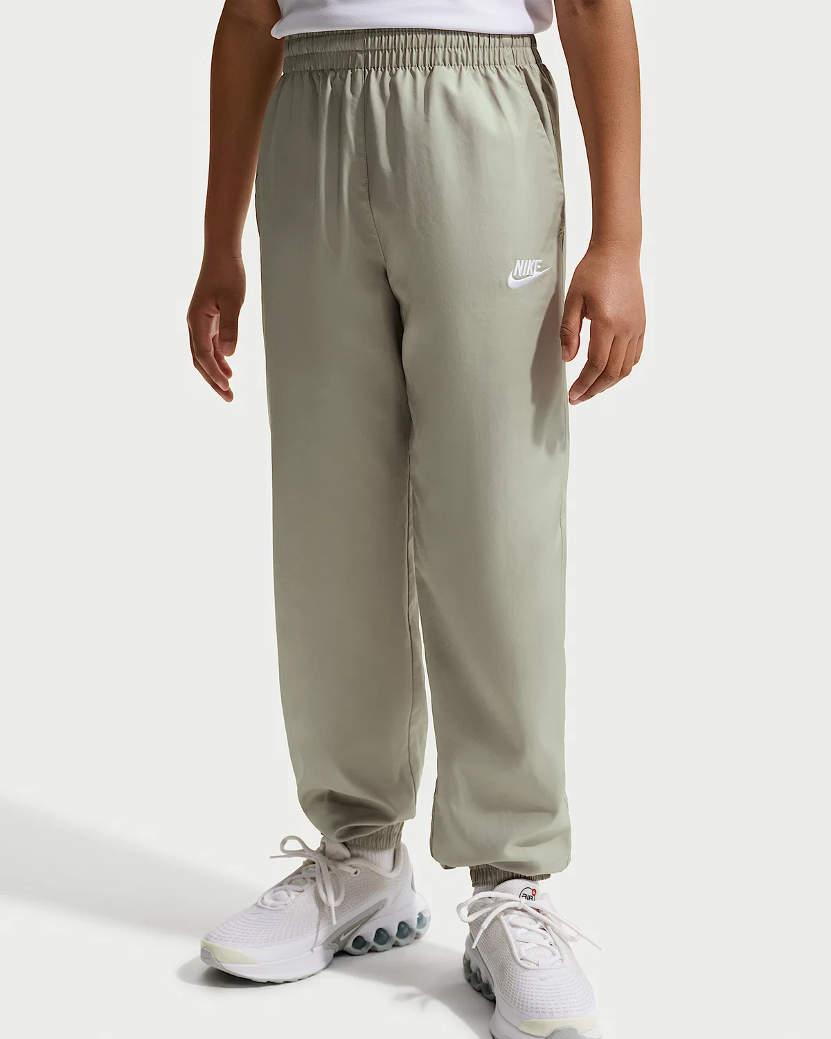 Детские спортивные штаны Nike Sportswear Club, Spruce Fog/White — фото 2