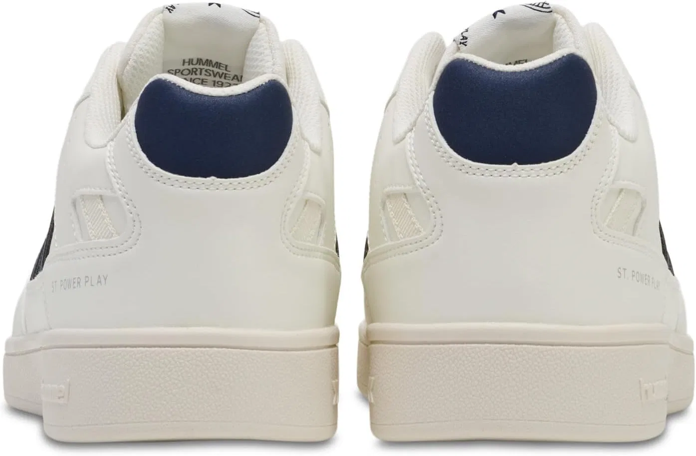 Кроссовки Hummel Laces Trainers Low St. Power, взрослый размер, White Navy — фото 2