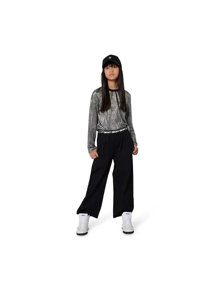 Штаны свободного кроя DKNY, черный