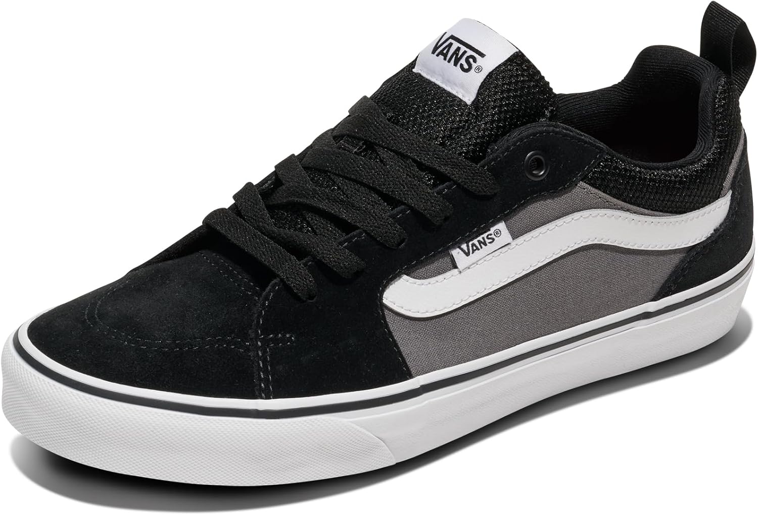 

Vans мужские кроссовки Filmore из замши и канваса, Black/Pewter