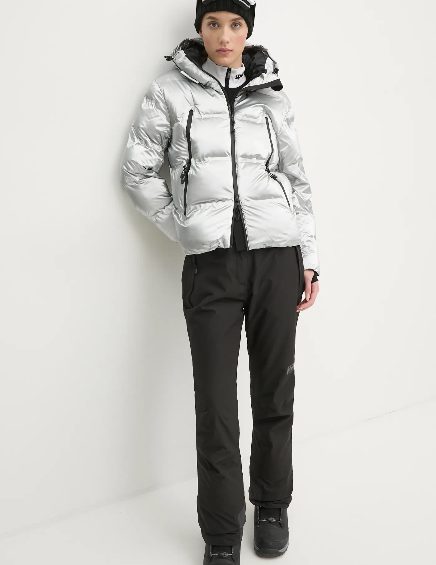 

Лыжная куртка EA7 Emporio Armani, серебряный