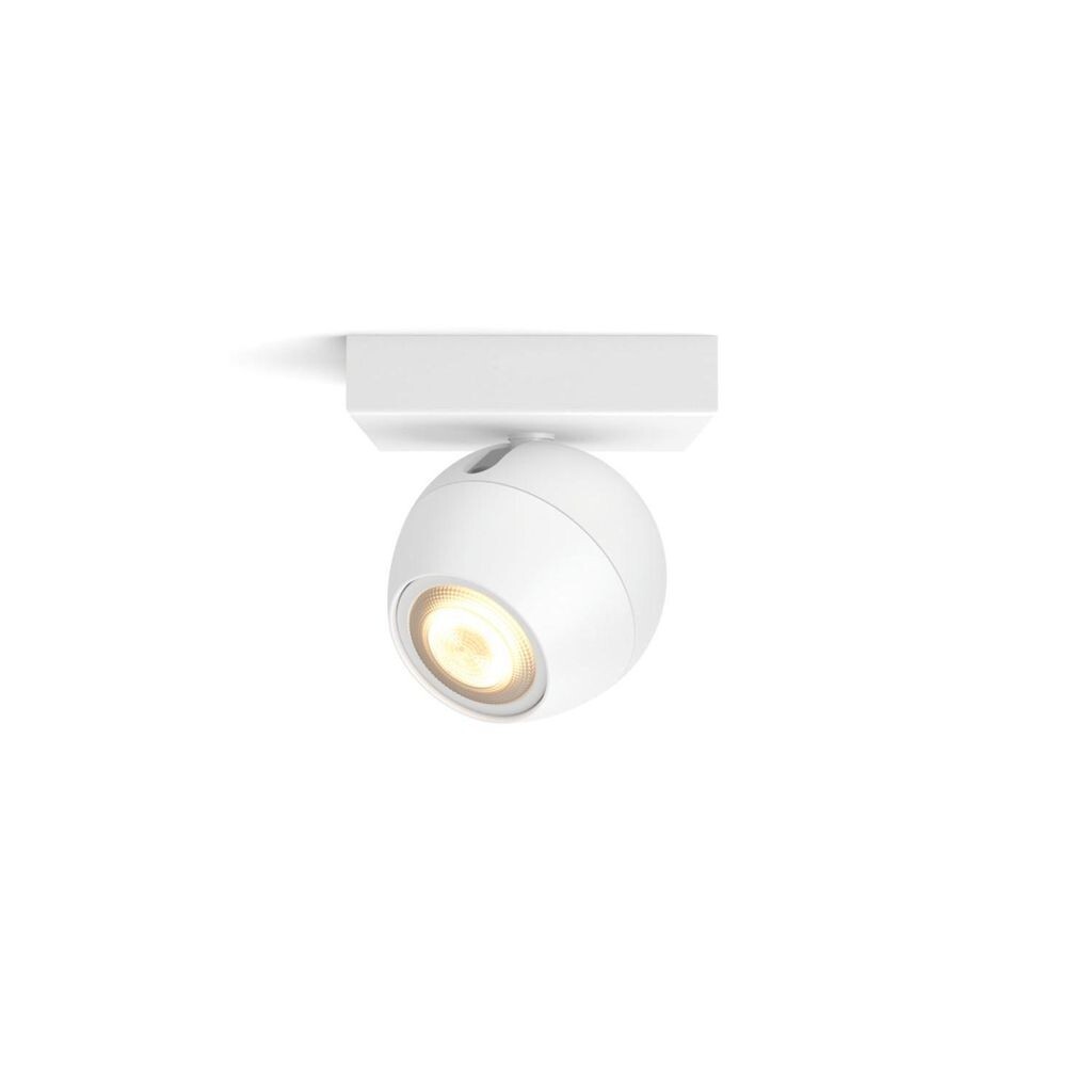 

Philips Hue White Amb. Buckram Spot 1 лампа белая 350 лм DS, белый