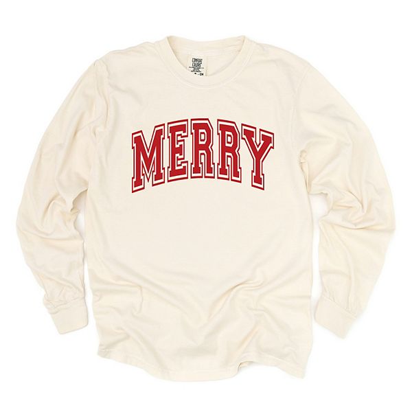 

Толстовка Merry varsity с плотным контуром, окрашенная в процессе пошива Simply Sage Market, Ivory