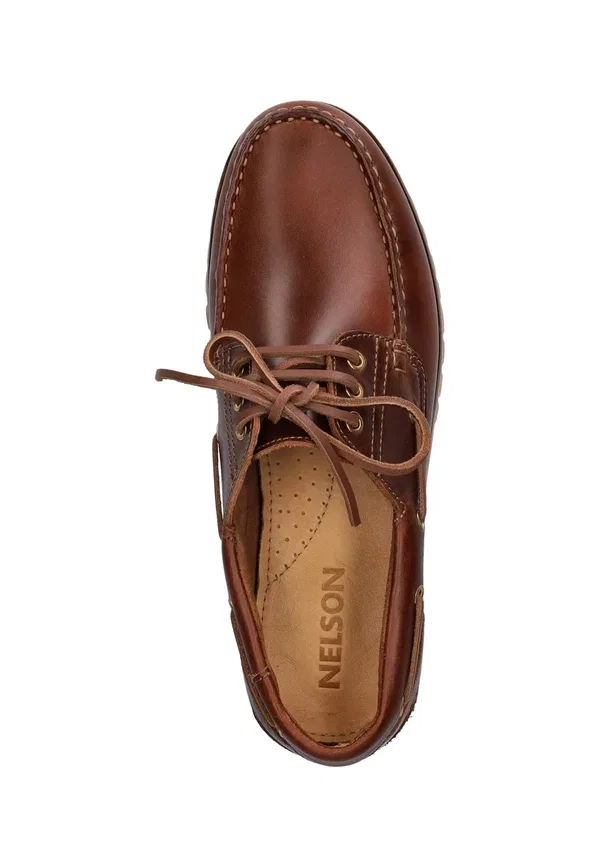 Обувь Heren bootschoen boat shoes Nelson, коричневый — фото 2
