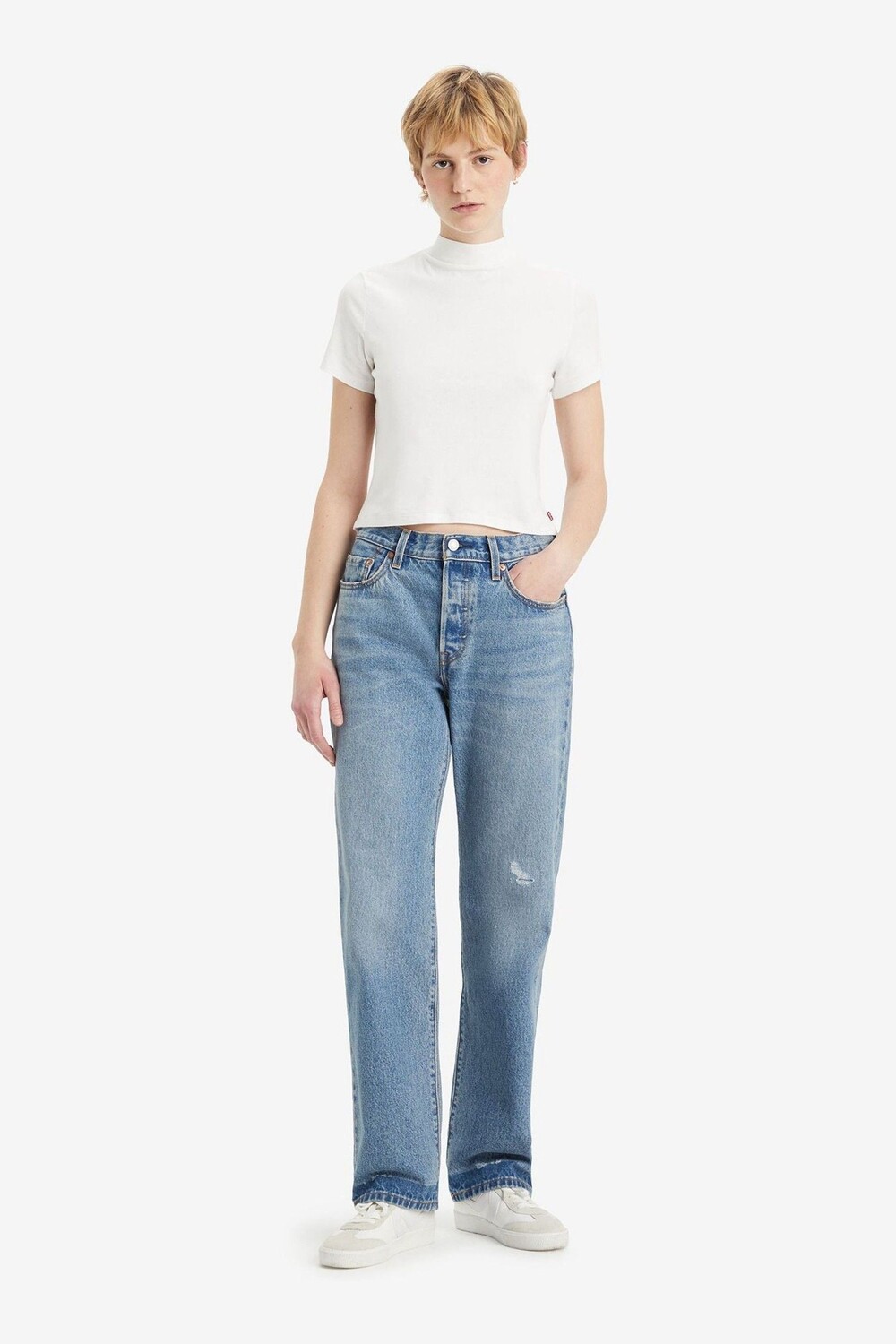 

501 Джинсы 90 х годов из 100% хлопка Levi'S, голубой