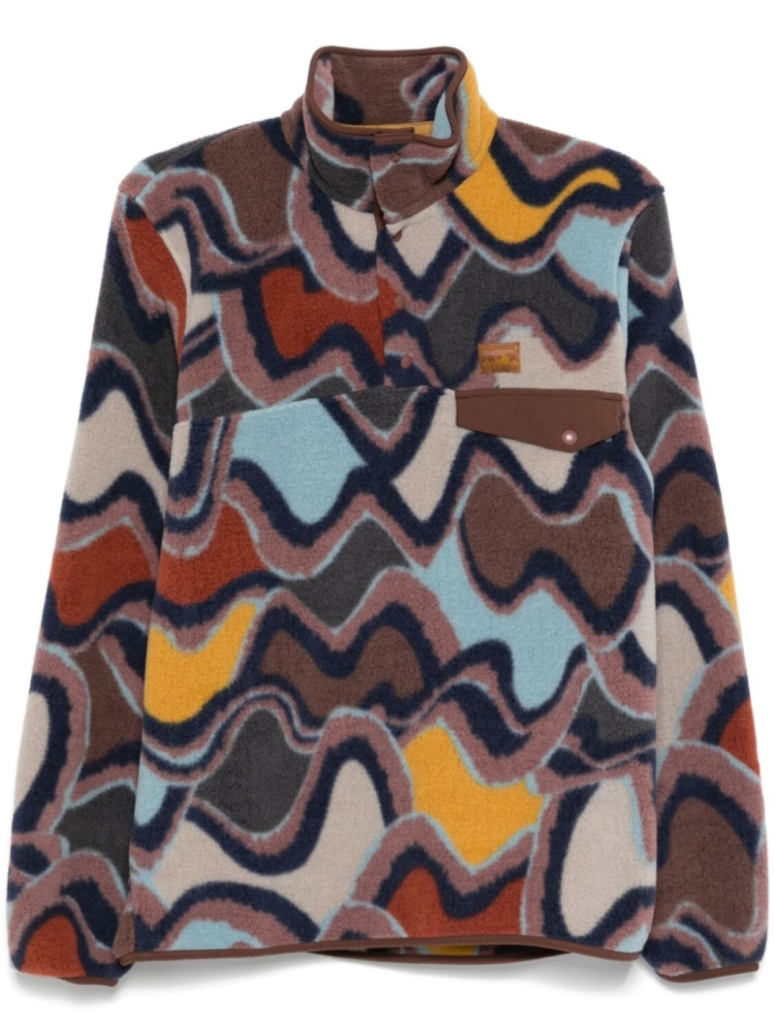 

Куртка Synchilla Snap-T Patagonia, коричневый
