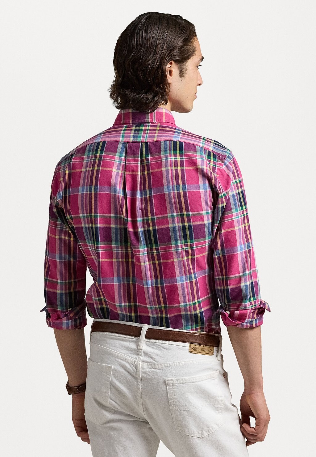 

Рубашка CUSTOM FIT PLAID OXFORD SHIRT Ralph Lauren, розовый