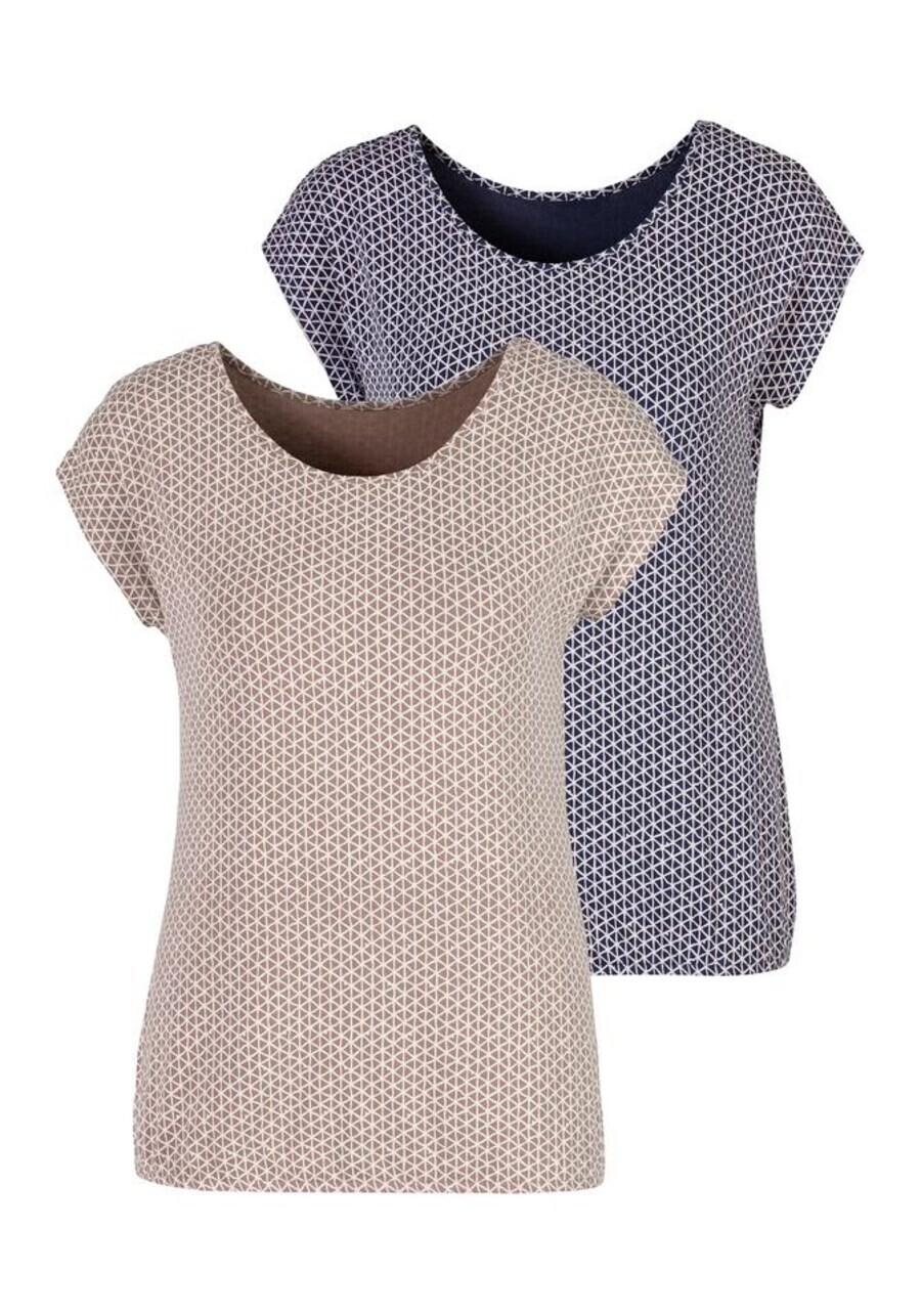 

Футболка VIVANCE Shirt, цвет beige/blue