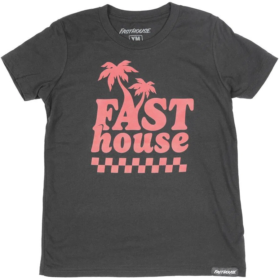 Детская футболка для отпуска Fasthouse, Black