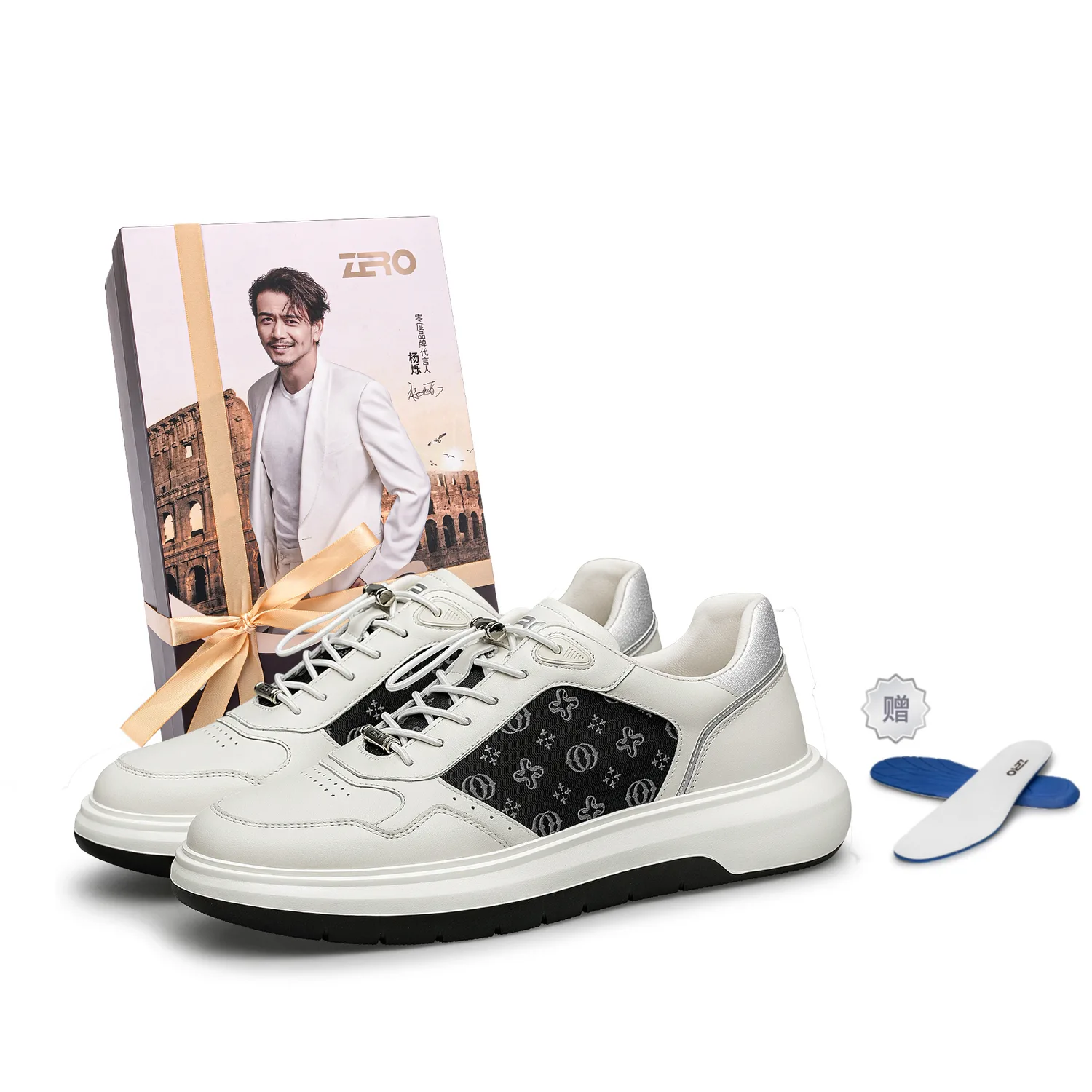 ZRO Кроссовки для скейтбординга мужские low top White/White Black/White Blue
