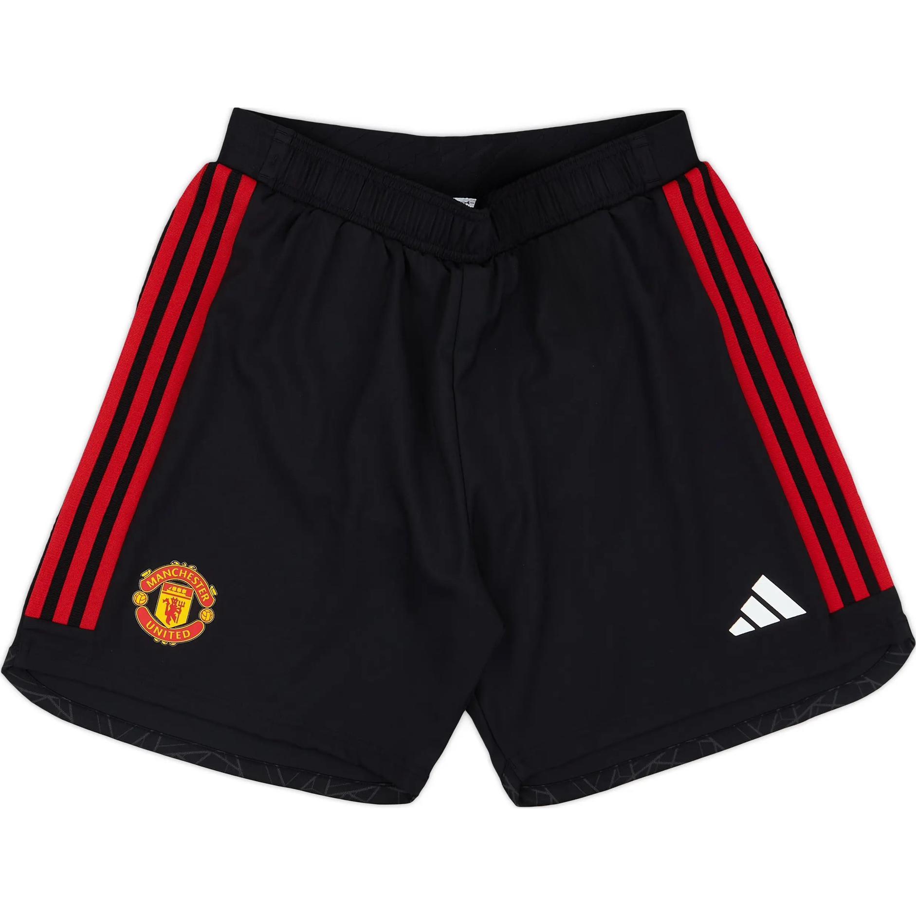 

Футбольные шорты Manchester United унисекс, черные/красные Adidas, черный/красный