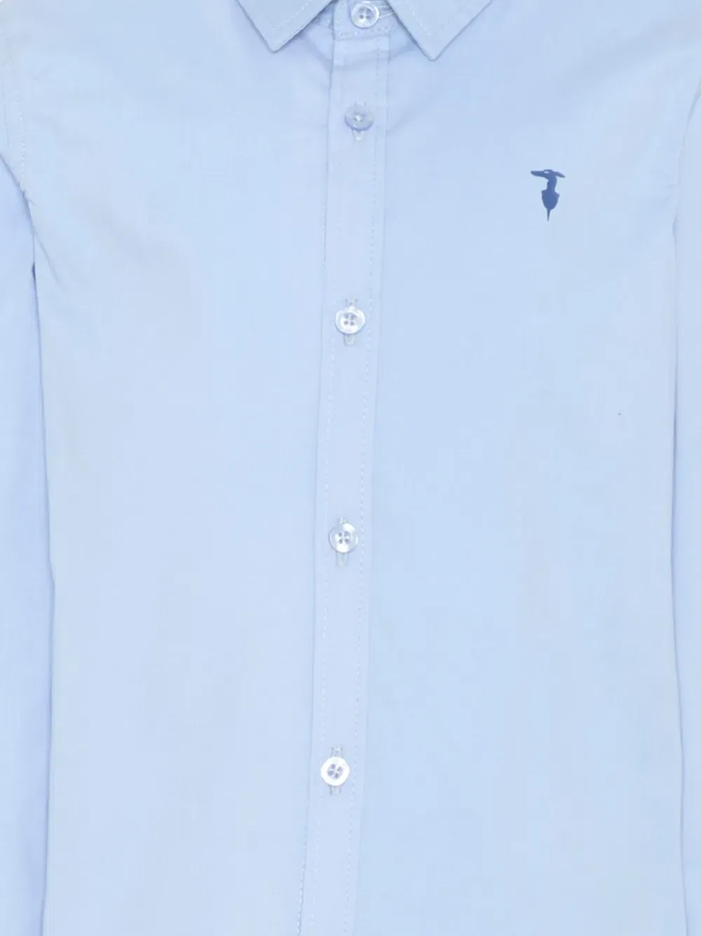 Рубашка с длинными рукавами Trussardi Junior, синий — фото 3