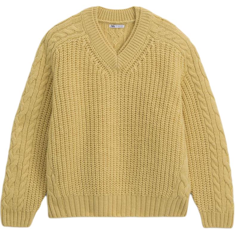 

Свитер мужской желтый ZARA
