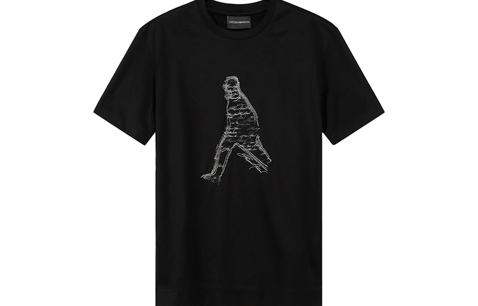 

EMPORIO ARMANI Футболка SS23 мужская черная, Черный, EMPORIO ARMANI Футболка SS23 мужская черная