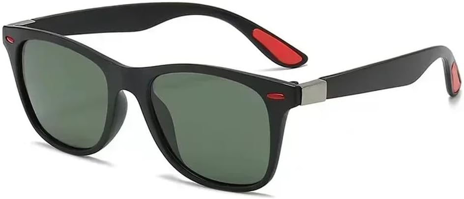 

Поляризованные солнцезащитные очки для мужчин TR90, модные солнцезащитные очки для женщин, цветная пленка, защита от УФ-излучения, очки для защиты от солнца на открытом воздухе HYYZZC, Black Green