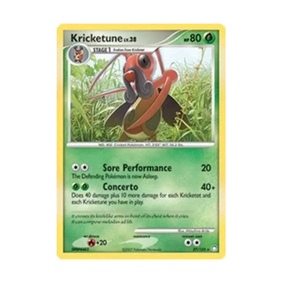

CCG Крикетюн (R) # 27, Pokemon - Mysterious Treasures - Singles