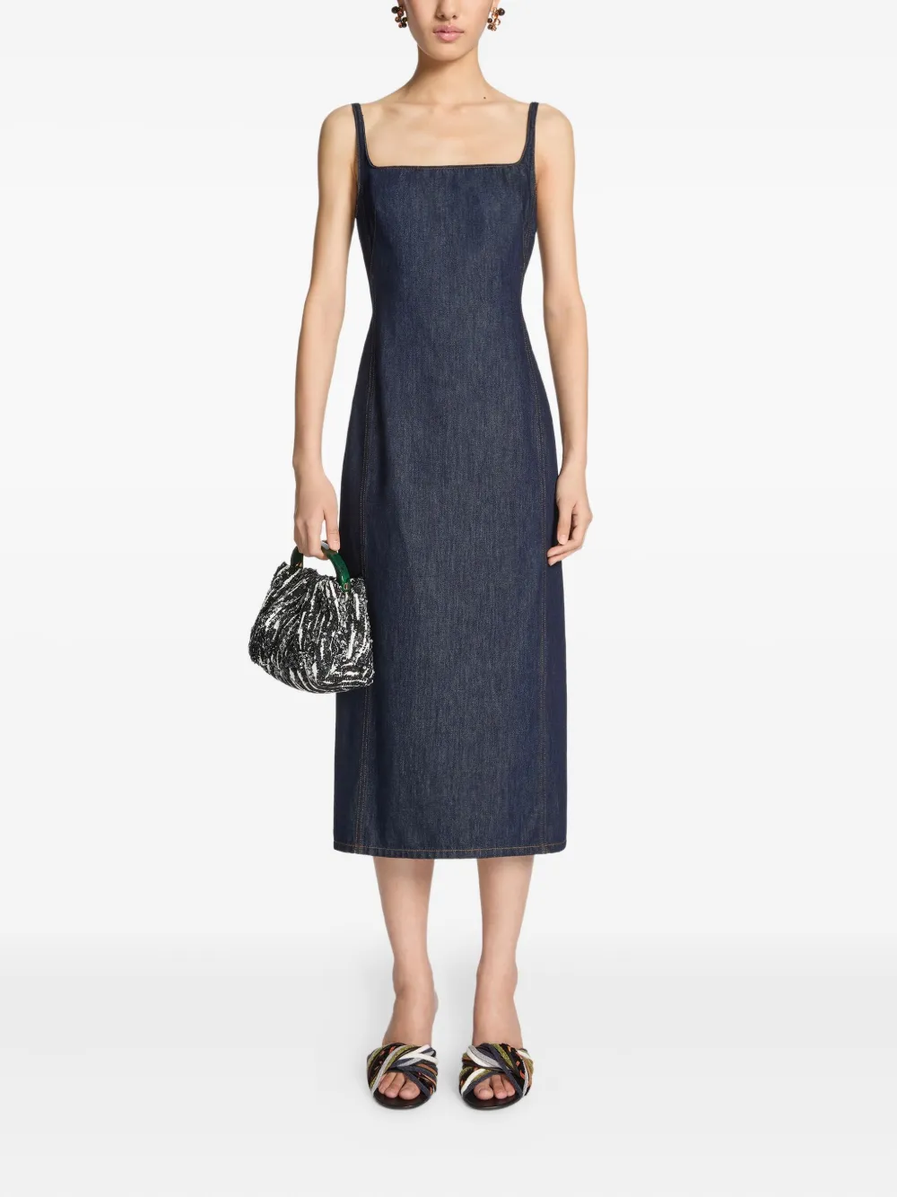 Мюли с открытым носком DRIES VAN NOTEN, черный