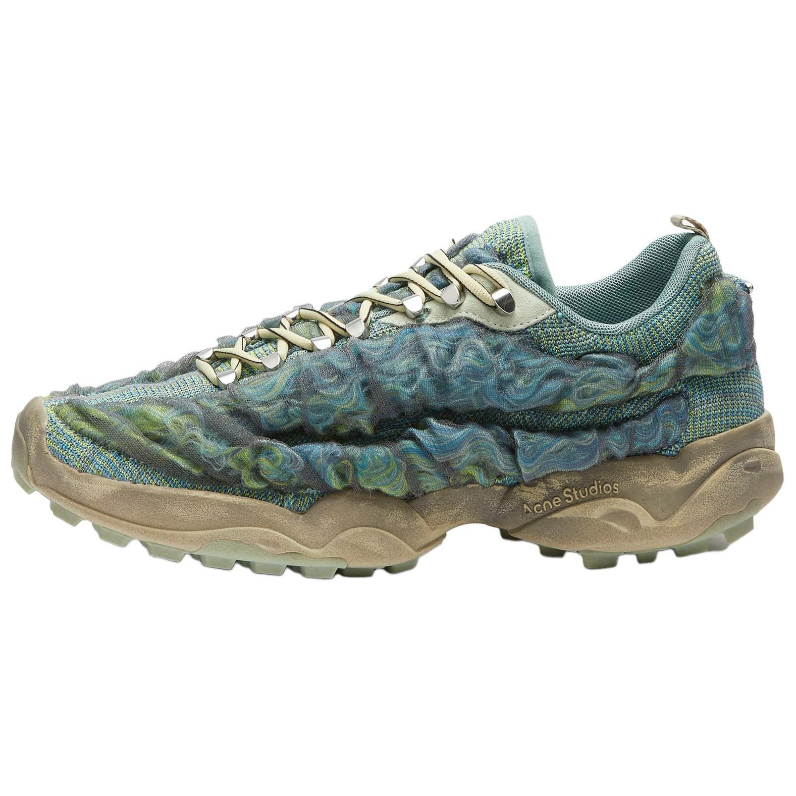 

Bubba Мужские низкие кеды повседневные Бирюзовый Acne Studios, Сине-зеленый