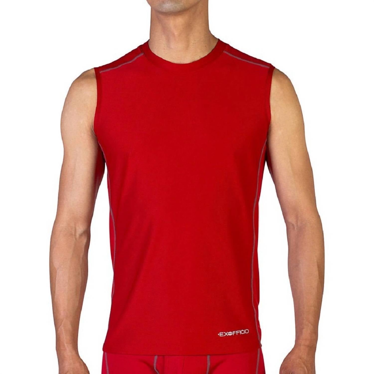 

Рубашка без рукавов Give-N-Go Sport Mesh Crew в остановке ExOfficio, цвет stop