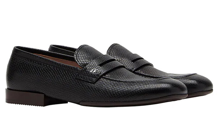 Мужские повседневные мужские низкие черные Ferragamo — фото 3