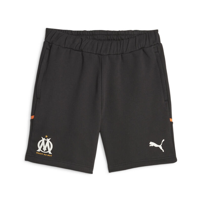 

Olympique de Marseille Футбольные повседневные шорты мужские PUMA Black Rickie Orange