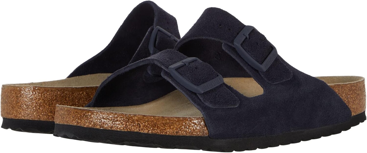 

Сандалии Birkenstock Arizona Soft Footbed - Suede, цвет Midnight Suede
