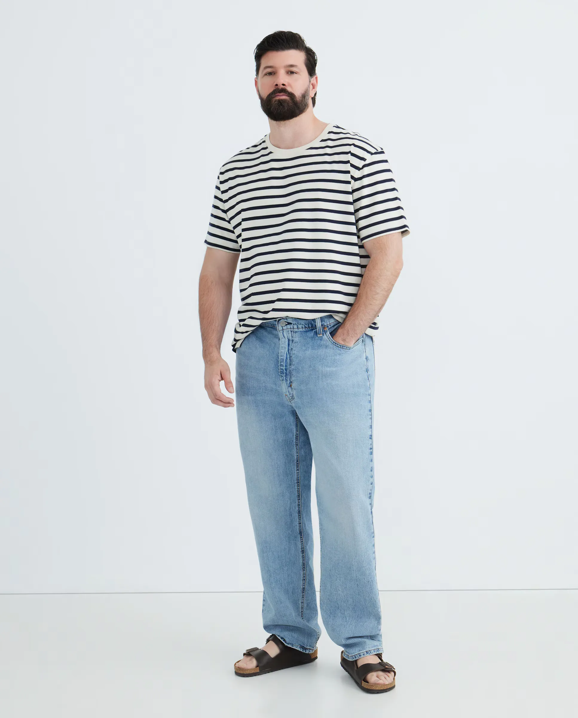 

Мужские джинсы 541 Athletic Taper с эффектом стрейч больших размеров Levi's, светло-голубой