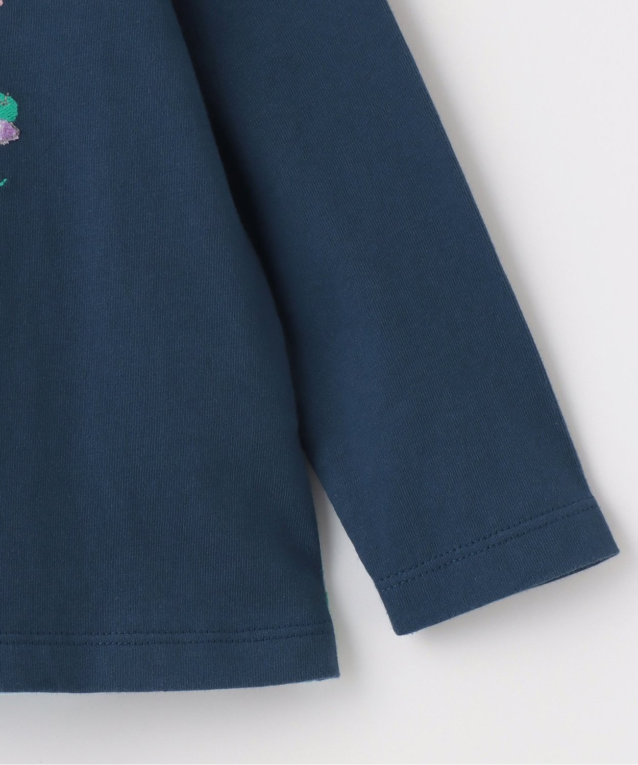 Футболка с длинными рукавами и аппликацией для пикника KP, Navy blue — фото 4