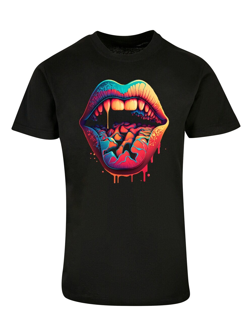 

Футболка F4Nt4Stic Drooling Lips, черный