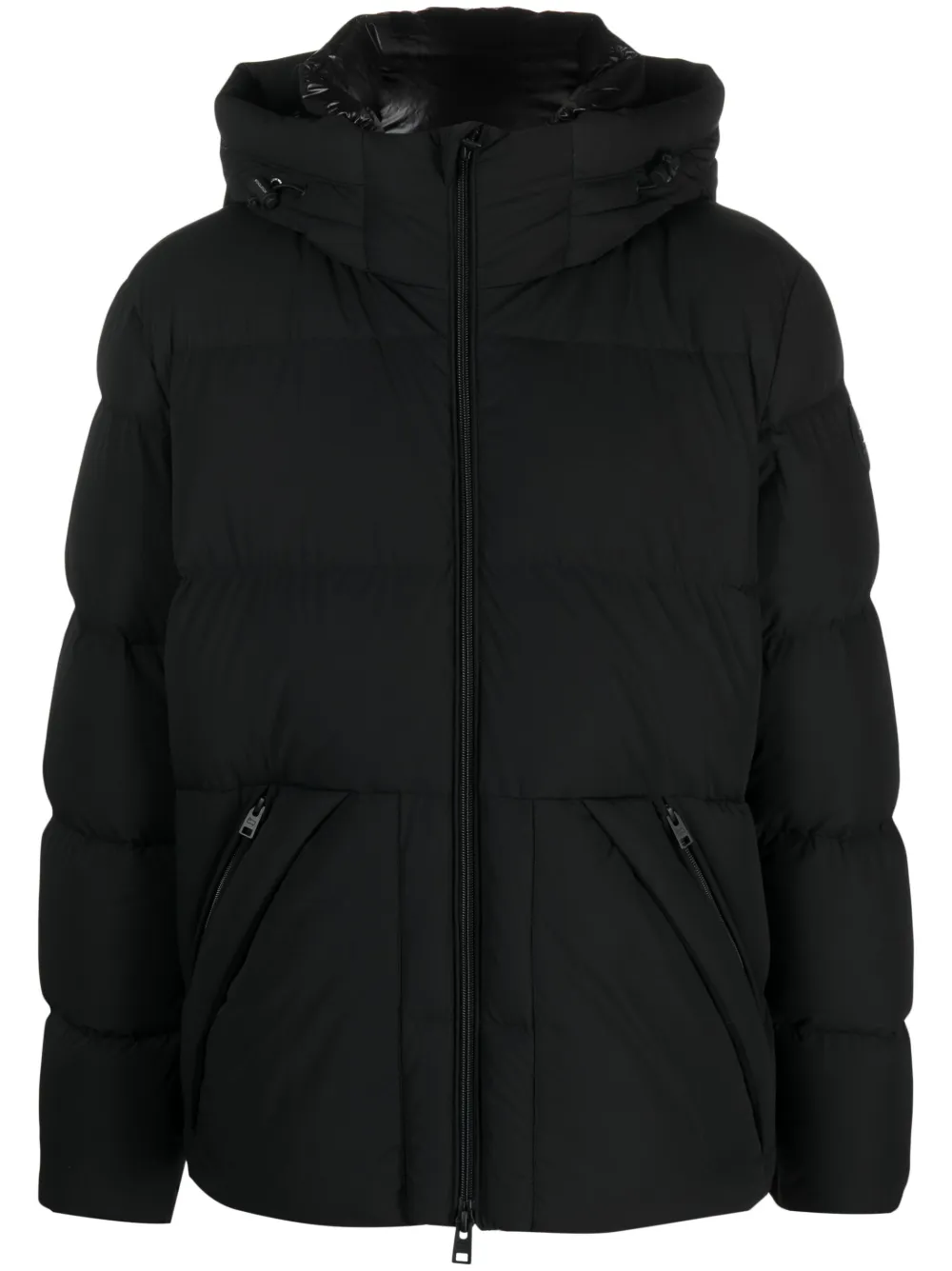 

Пуховик с капюшоном WOOLRICH, черный