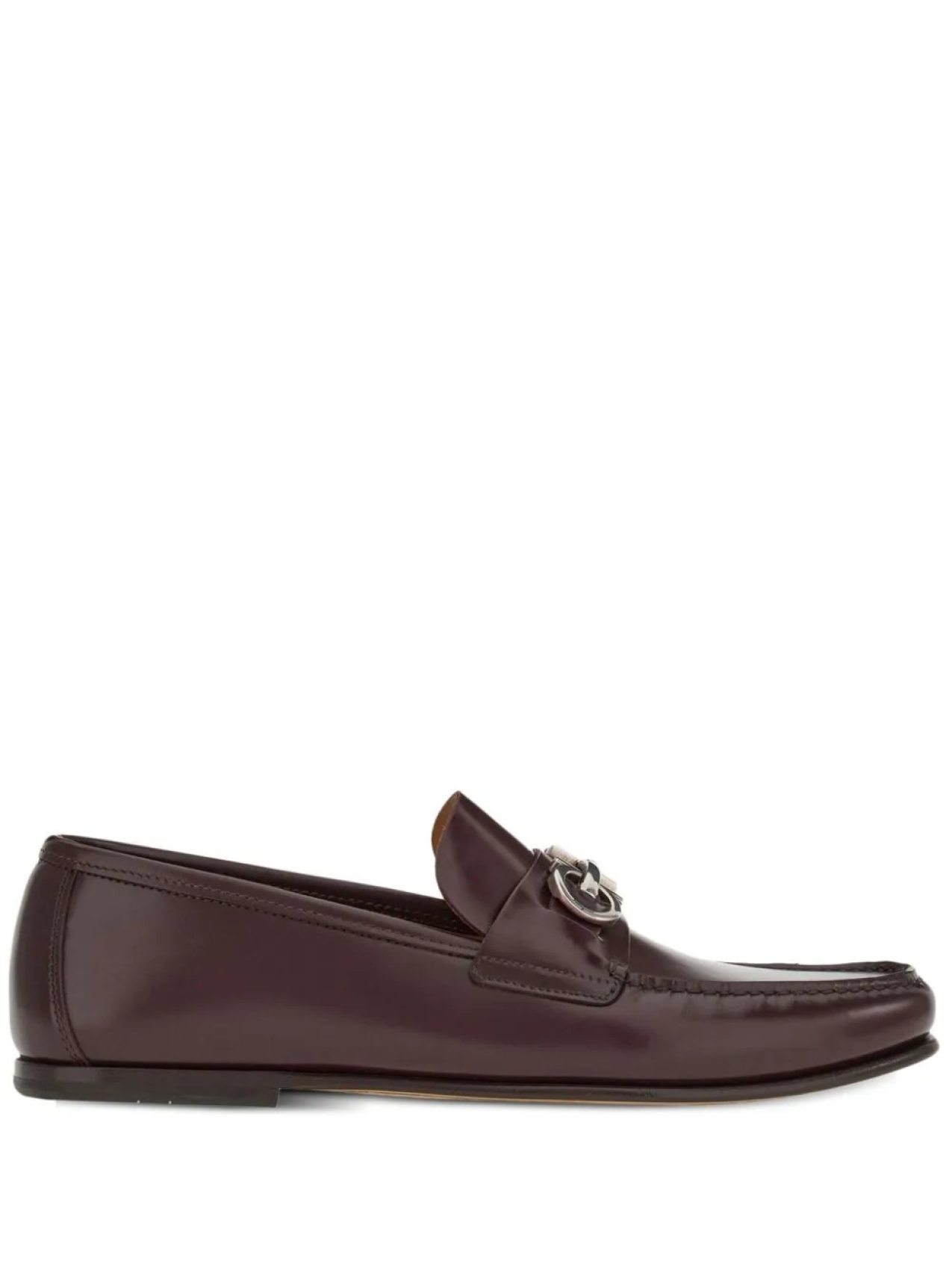 

Ferragamo лоферы с декором Gancini, черный