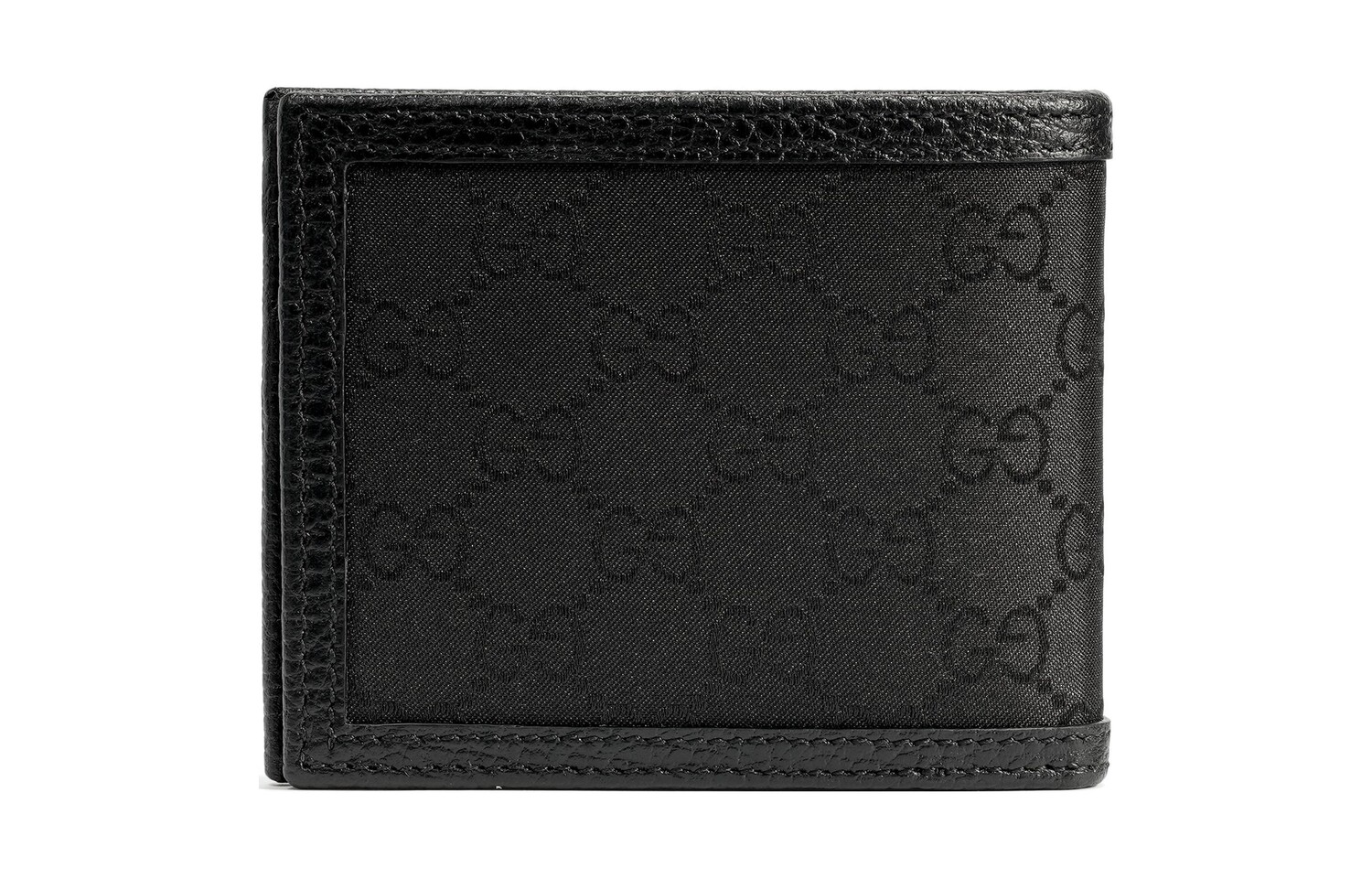 

Кошелек Gucci Bifold GG, нейлон со вставкой, черный