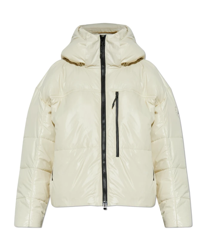 

Утепленная куртка с капюшоном Adidas By Stella Mccartney, бежевый