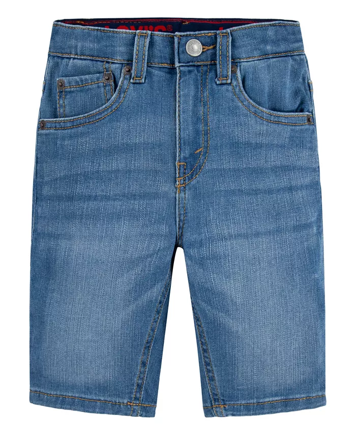 

Детские узкие спортивные шорты Little Boys Slim Fit Performance Levi's, синий