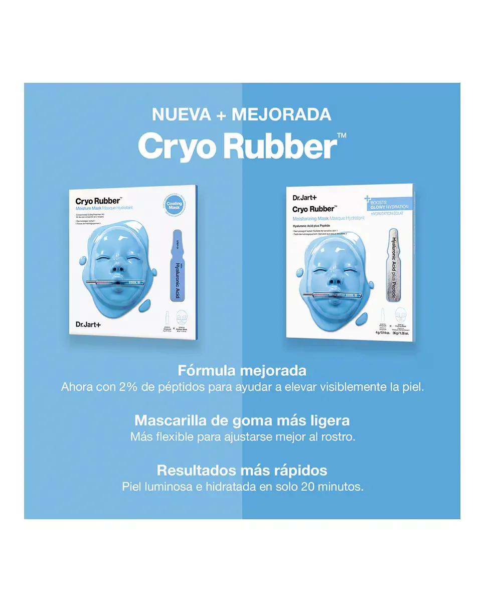 Сыворотка Dr. Jart+ — Увлажняющая Cryo Rubber Moisturizing Mask — фото 2