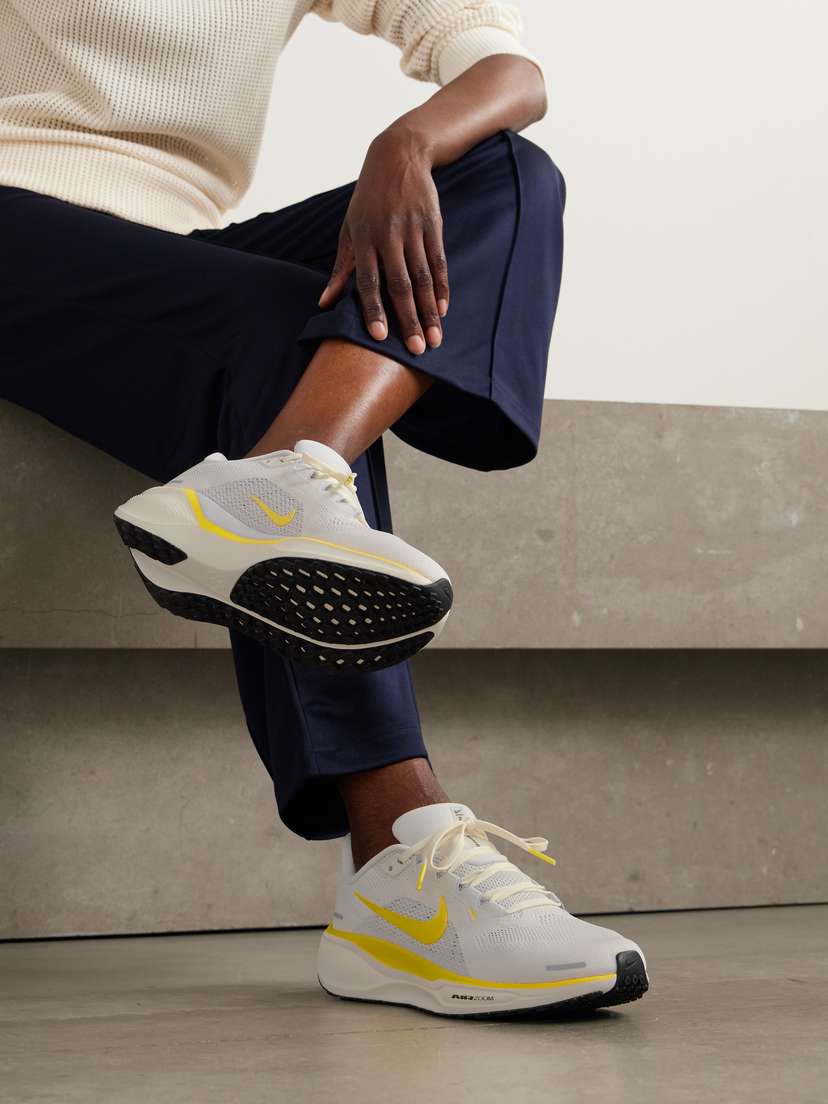 Кроссовки Pegasus 41 с сетчатой отделкой и резиновой отделкой Nike, желтый — фото 2