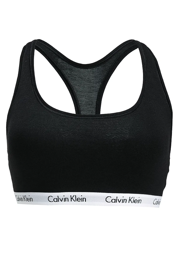 Бюстгальтер-бралетт, с легкой подкладкой, Calvin Klein, черный