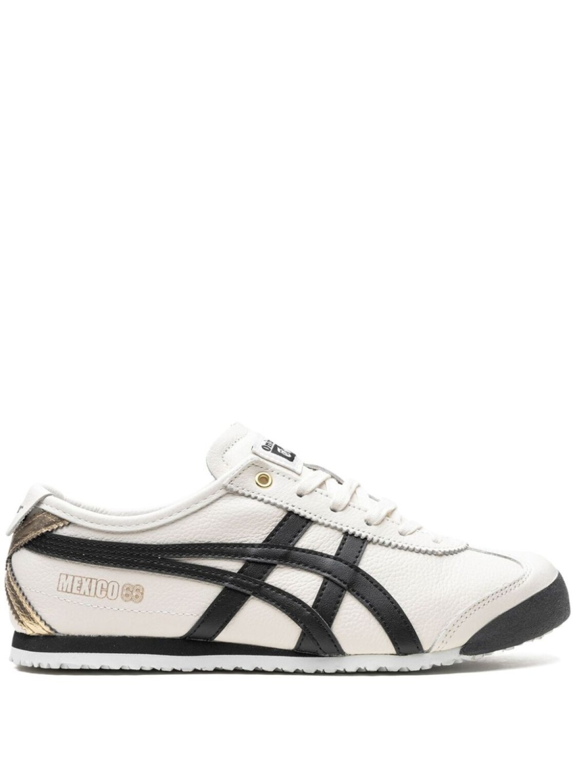 

Кроссовки Mexico 66 Cream/Black/Gold Onitsuka Tiger, белый