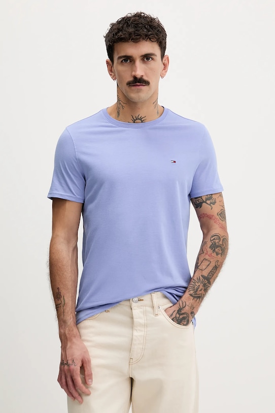

Хлопковая футболка Tommy Jeans, синий