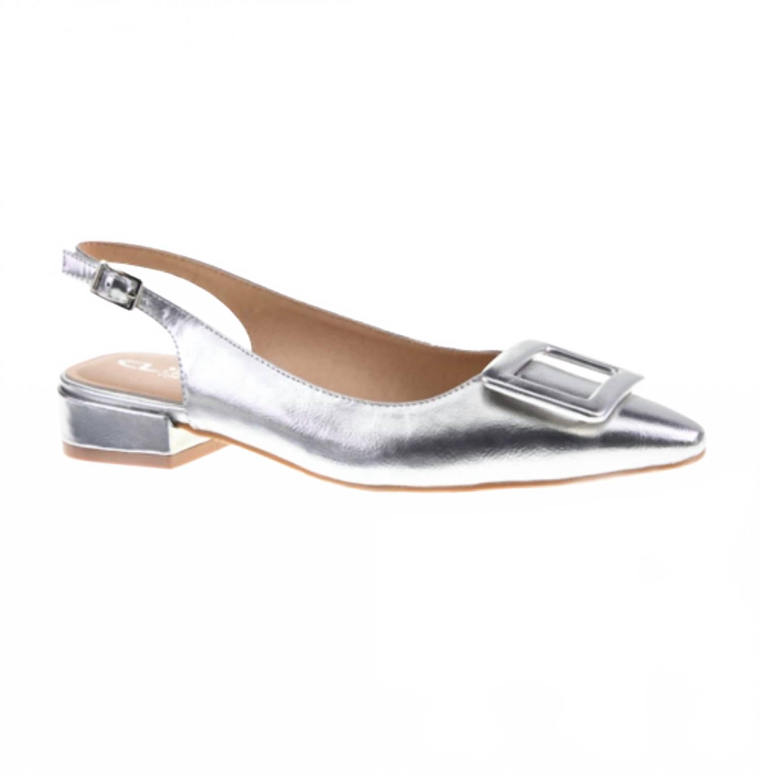 Women Sweetie Slingback Shoe In Silver Metallic CHINESE LAUNDRY