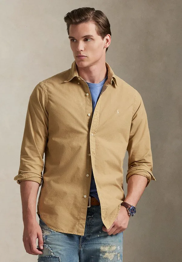 Спортивная рубашка с длинным рукавом Polo Ralph Lauren, Cafe Tan