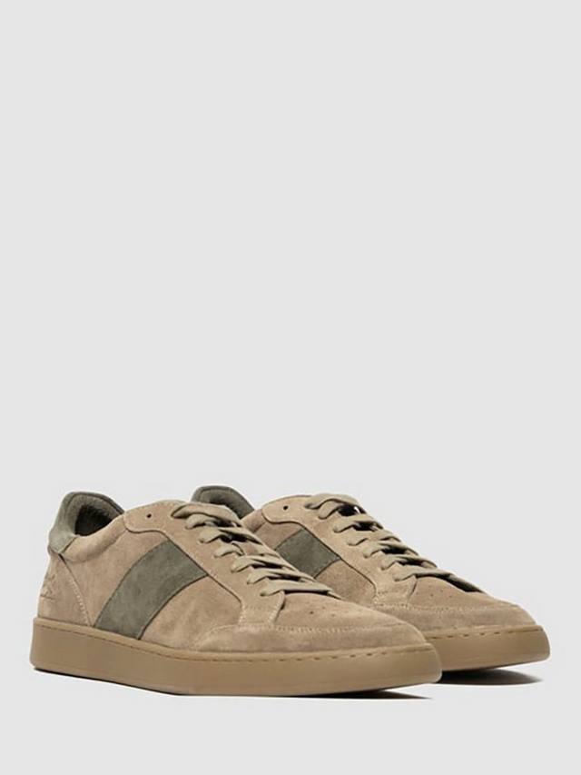 Saxon Lace Up замшевые кроссовки Rodd & Gunn, Stone/Olive — фото 2