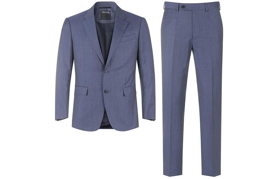 

Ermenegildo Zegna Костюм деловой мужской синий Zegna FW23