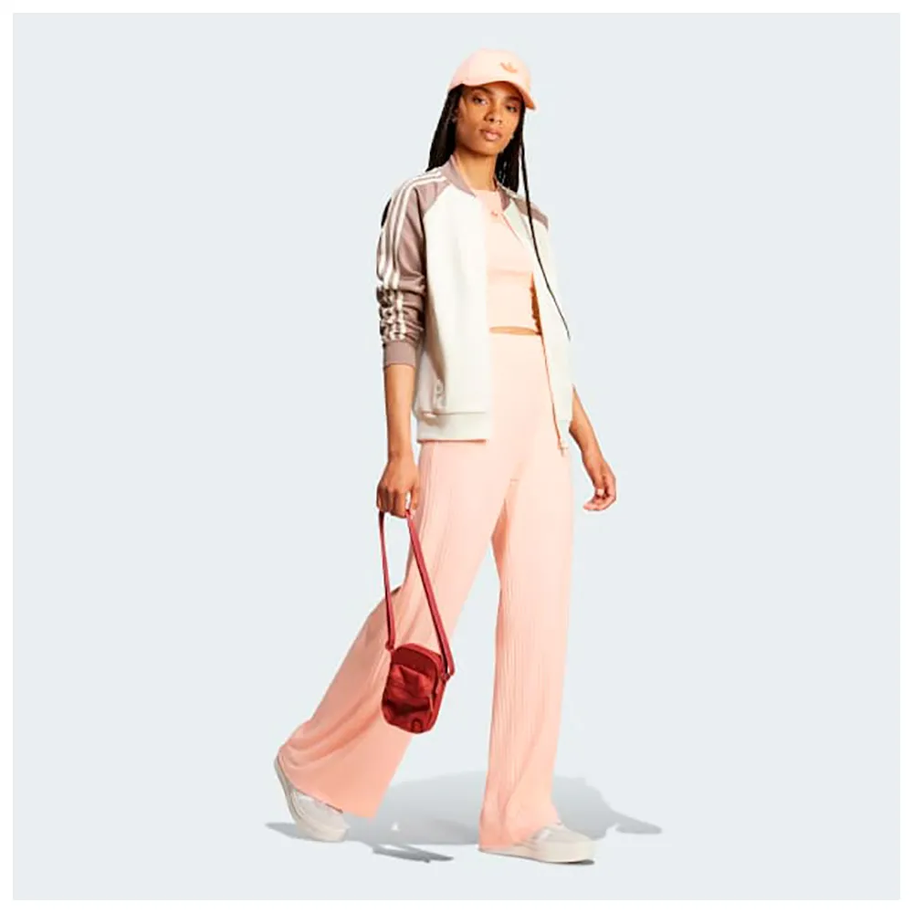 Брюки adidas Originals Essentials Wide Rib, розовый — фото 4