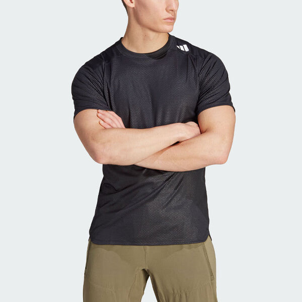 Футболка adidas D4T Strength Workout T-Shirt 'Black', черный — фото 2